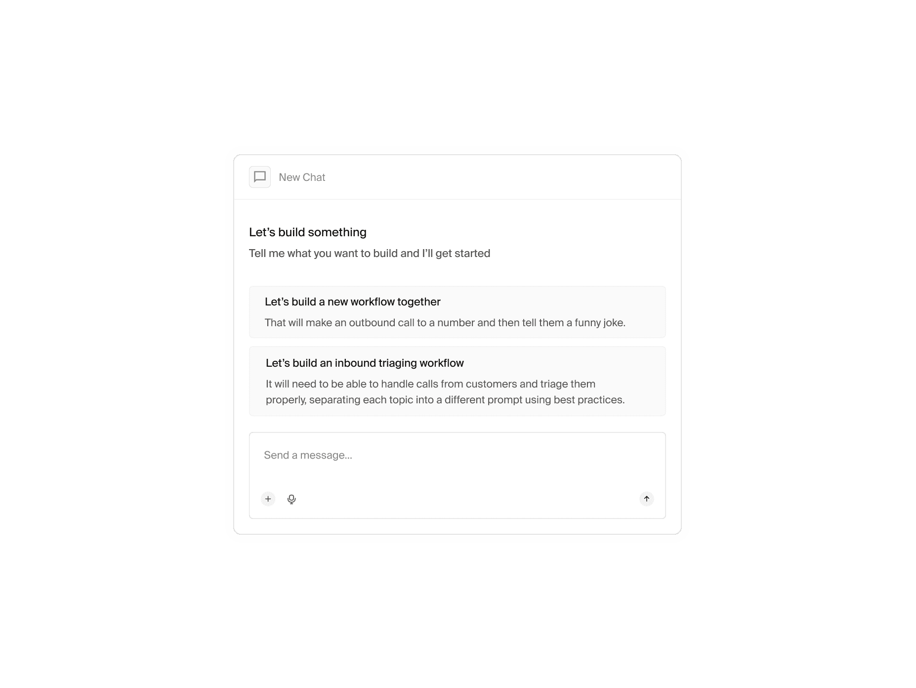 intelligence to build agents